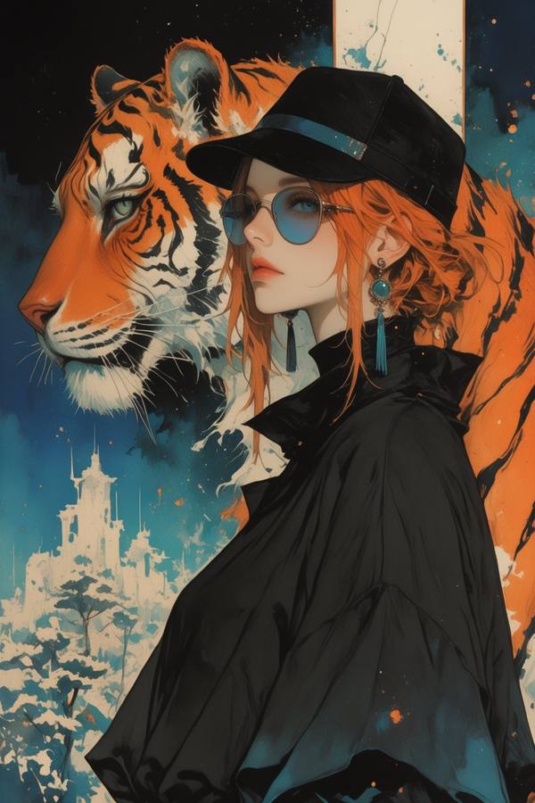 AI-generated image analyzed by PromptLens