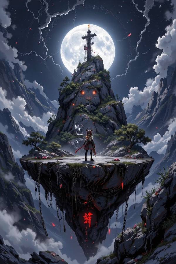 AI-generated image analyzed by PromptLens