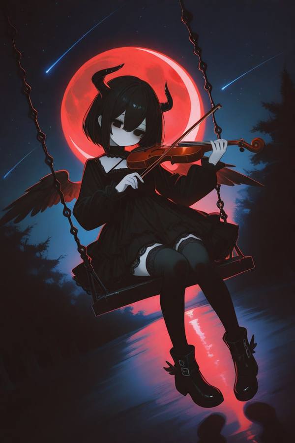 AI-generated image analyzed by PromptLens