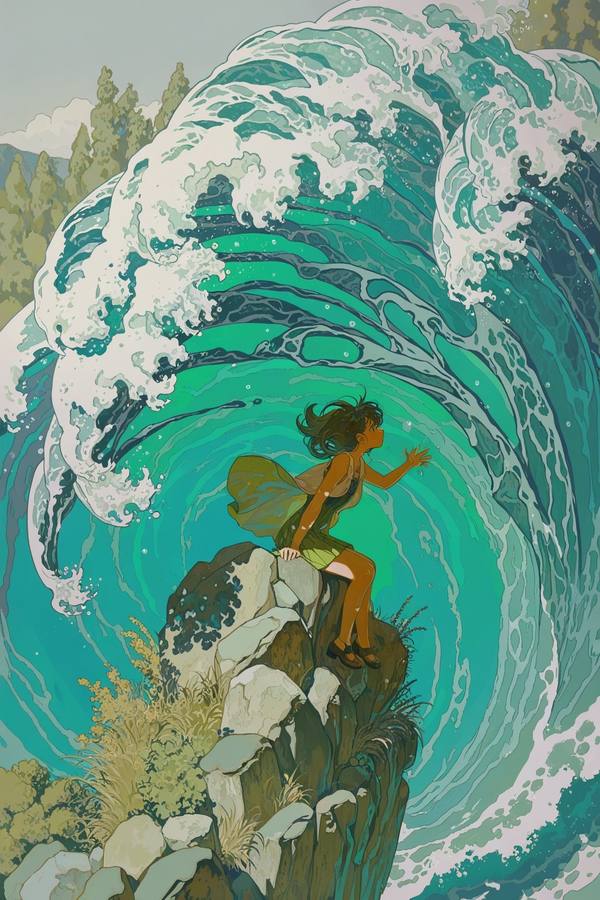 AI-generated image analyzed by PromptLens