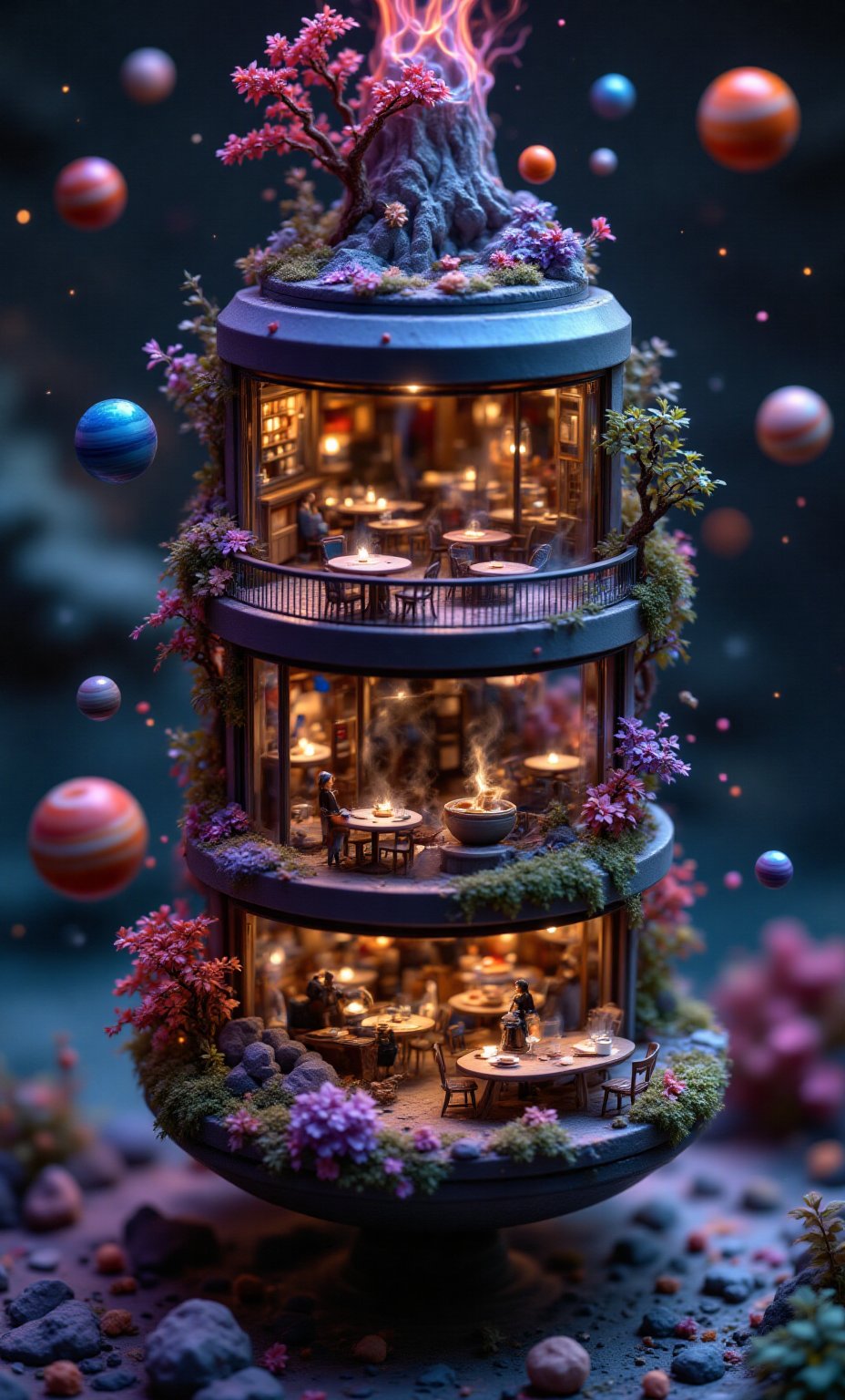 AI-generated image analyzed by PromptLens