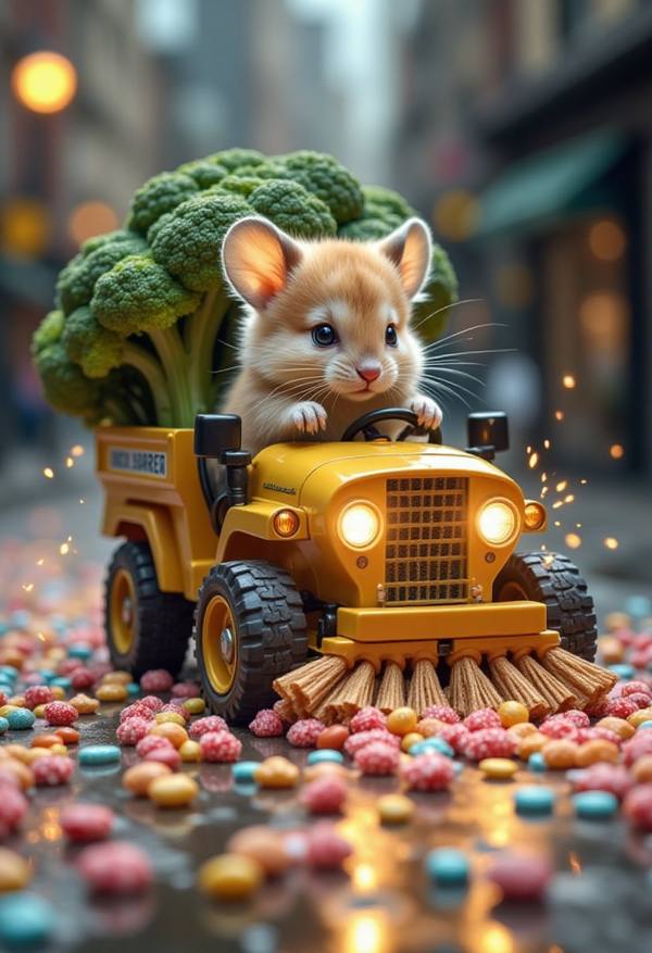 AI-generated image analyzed by PromptLens