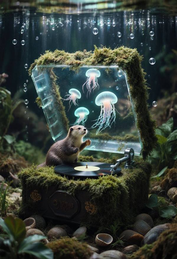 AI-generated image analyzed by PromptLens