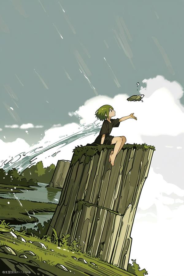 AI-generated image analyzed by PromptLens