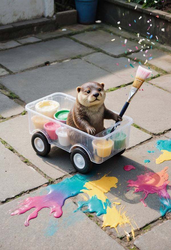 AI-generated image analyzed by PromptLens