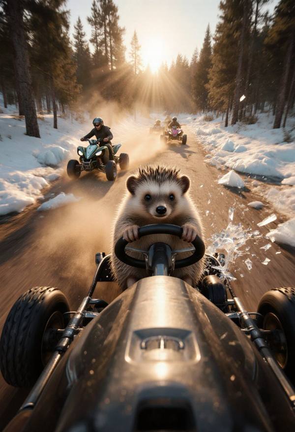 AI-generated image analyzed by PromptLens