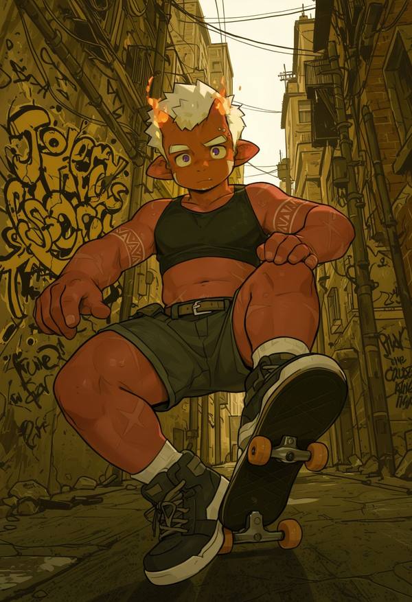 AI-generated image analyzed by PromptLens