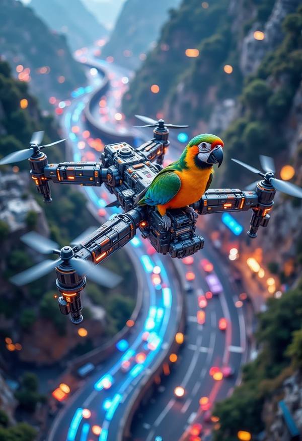 AI-generated image analyzed by PromptLens