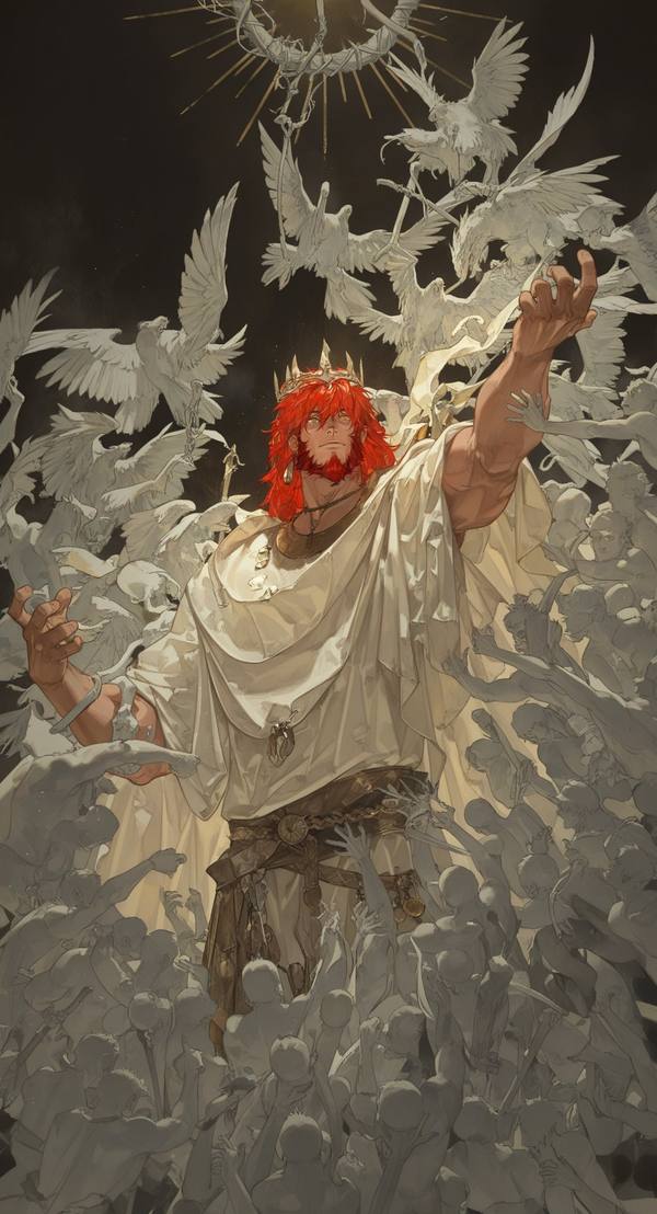 AI-generated image analyzed by PromptLens