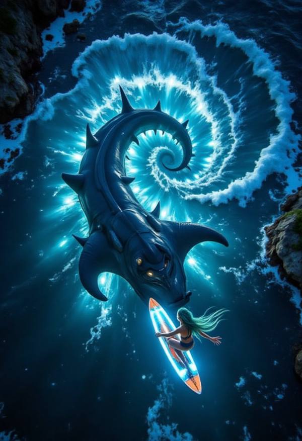 AI-generated image analyzed by PromptLens