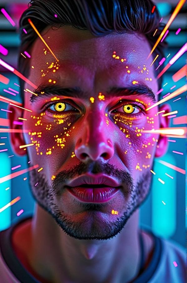 AI-generated image analyzed by PromptLens