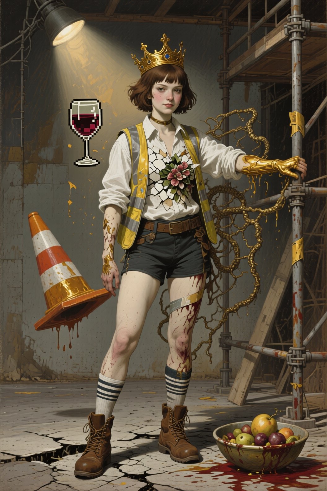 AI-generated image analyzed by PromptLens