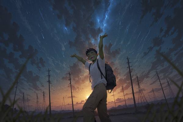 AI-generated image analyzed by PromptLens