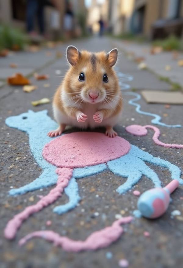 AI-generated image analyzed by PromptLens