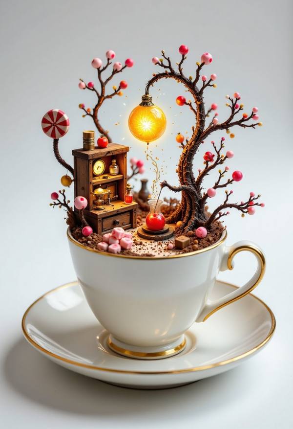 AI-generated image analyzed by PromptLens