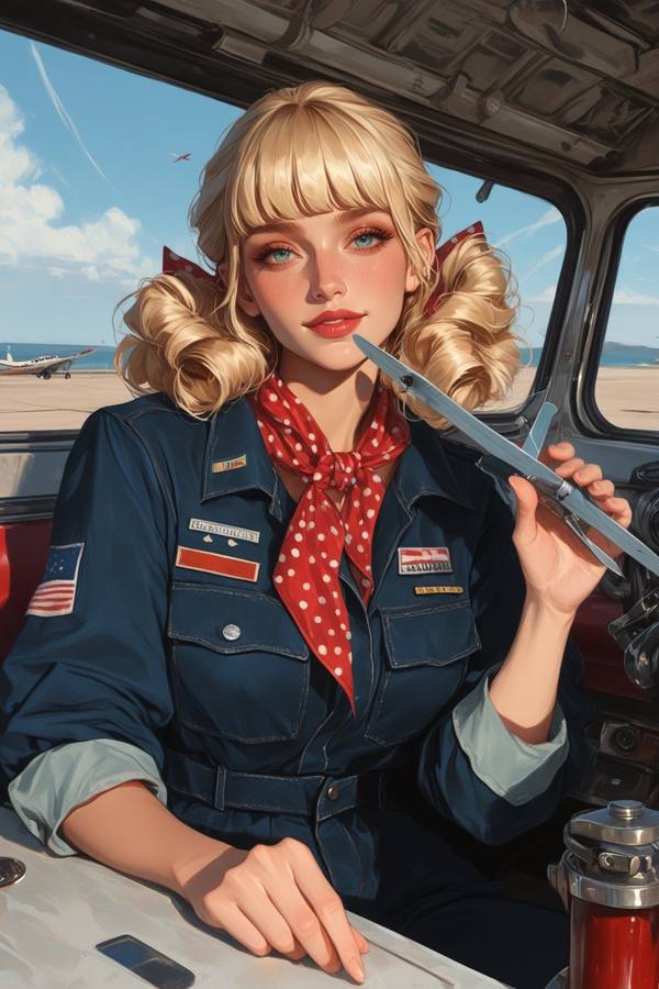 AI-generated image analyzed by PromptLens