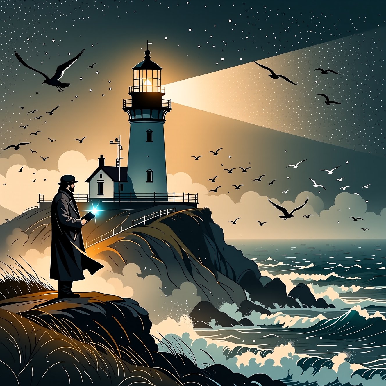 AI-generated image analyzed by PromptLens