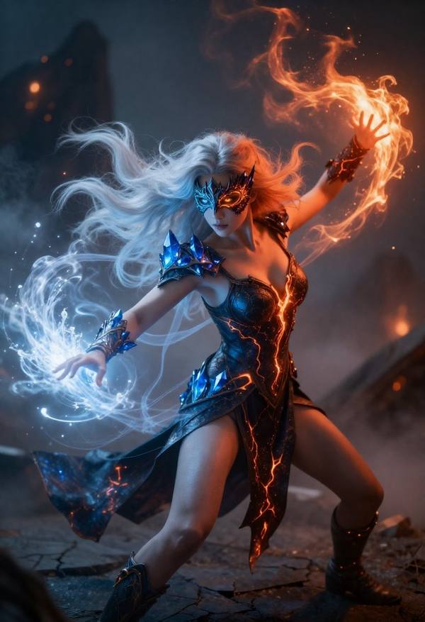 AI-generated image analyzed by PromptLens