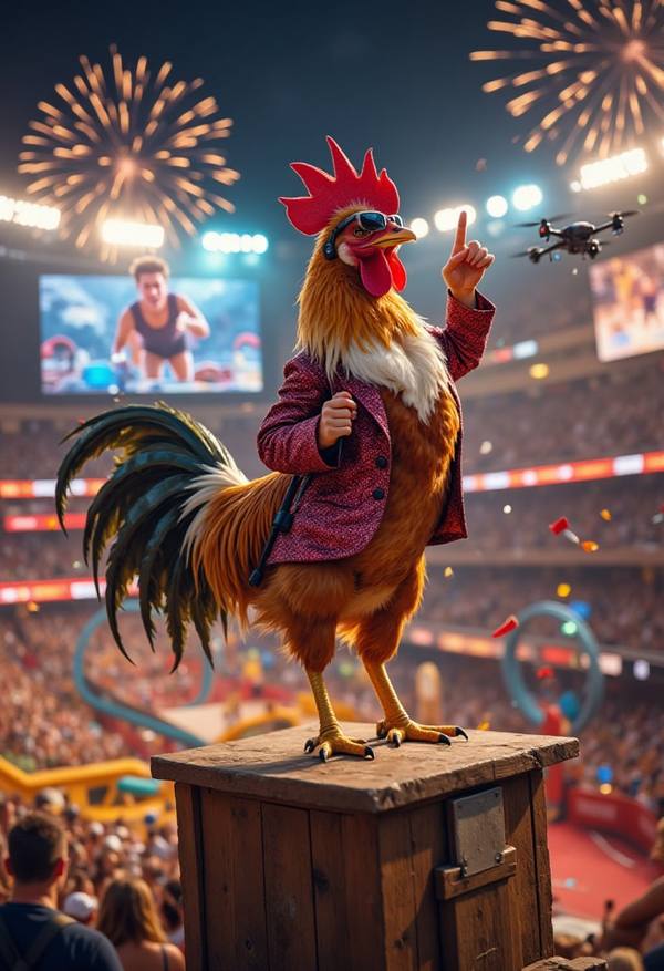 AI-generated image analyzed by PromptLens