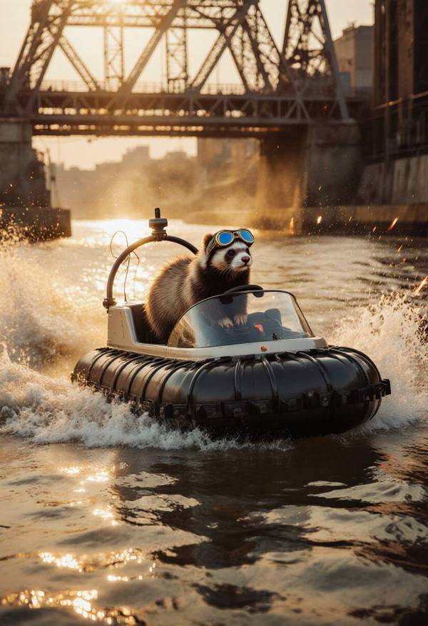 AI-generated image analyzed by PromptLens