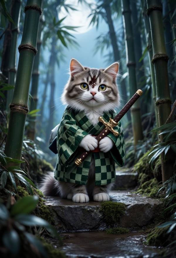 AI-generated image analyzed by PromptLens