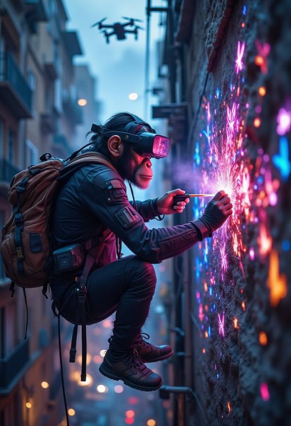 AI-generated image analyzed by PromptLens