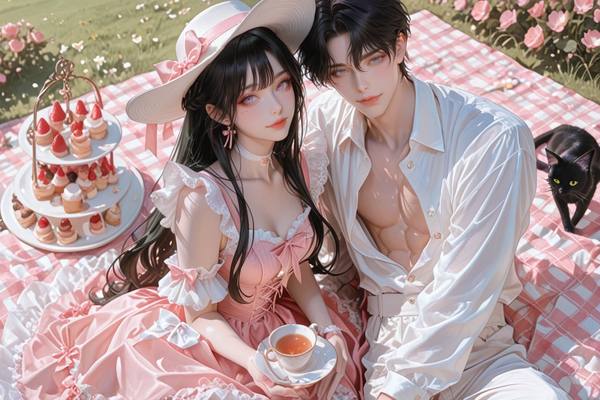 AI-generated image analyzed by PromptLens