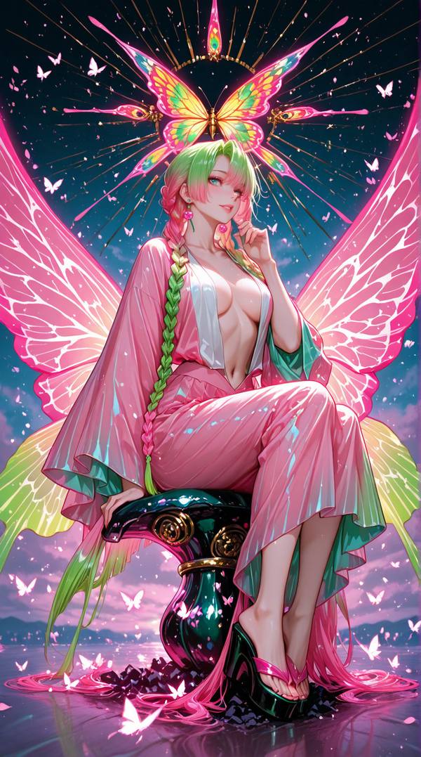 AI-generated image analyzed by PromptLens