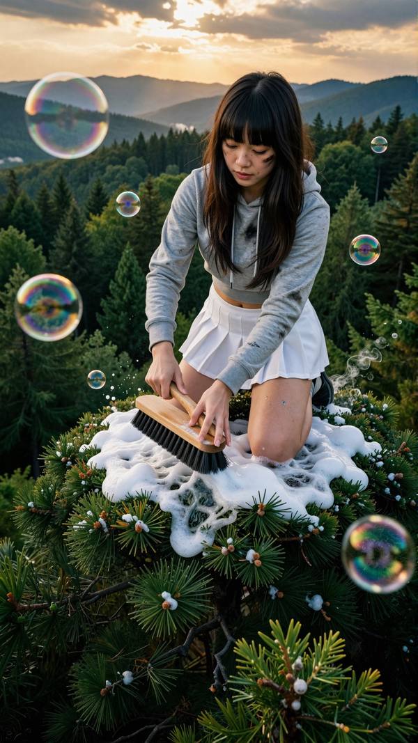 AI-generated image analyzed by PromptLens