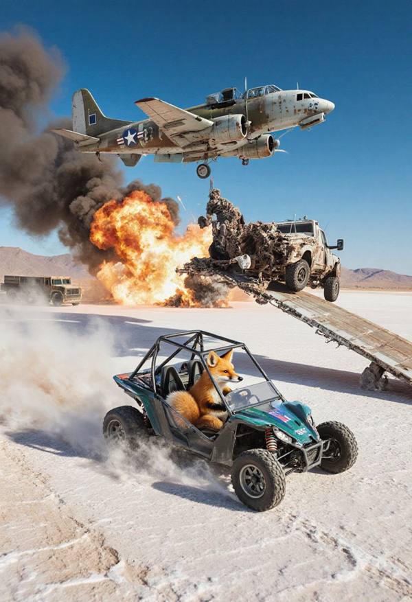 AI-generated image analyzed by PromptLens