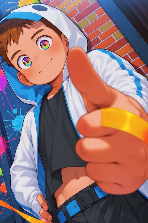 AI-generated image analyzed by PromptLens