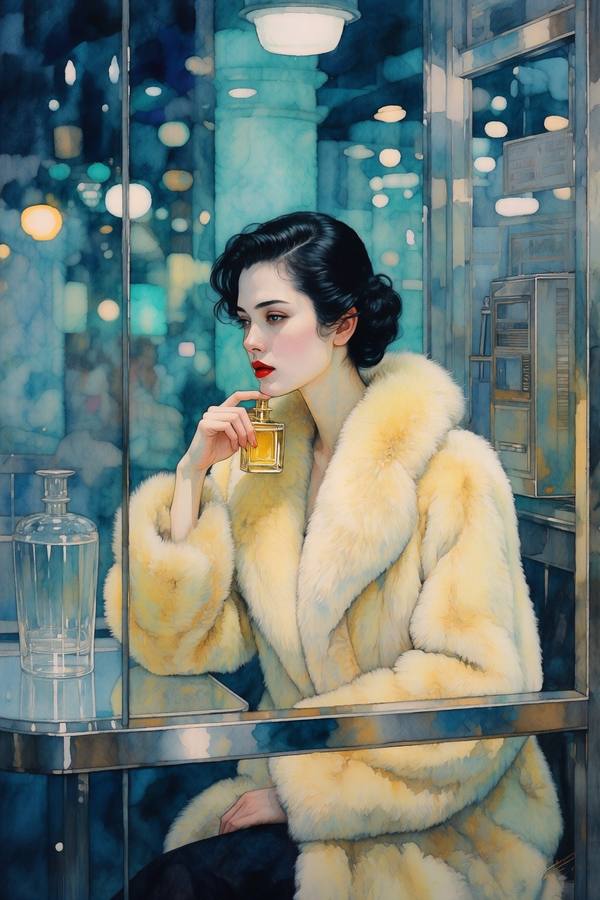 AI-generated image analyzed by PromptLens