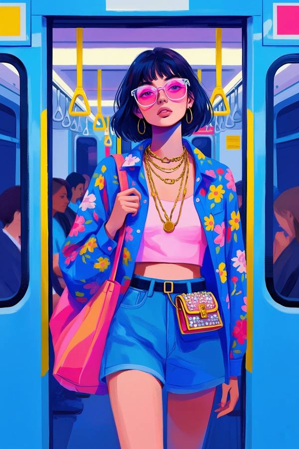 AI-generated image analyzed by PromptLens