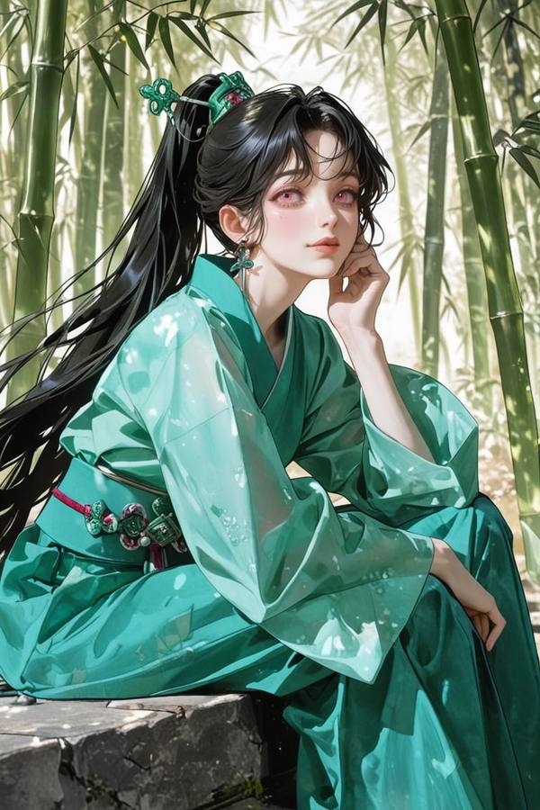 AI-generated image analyzed by PromptLens