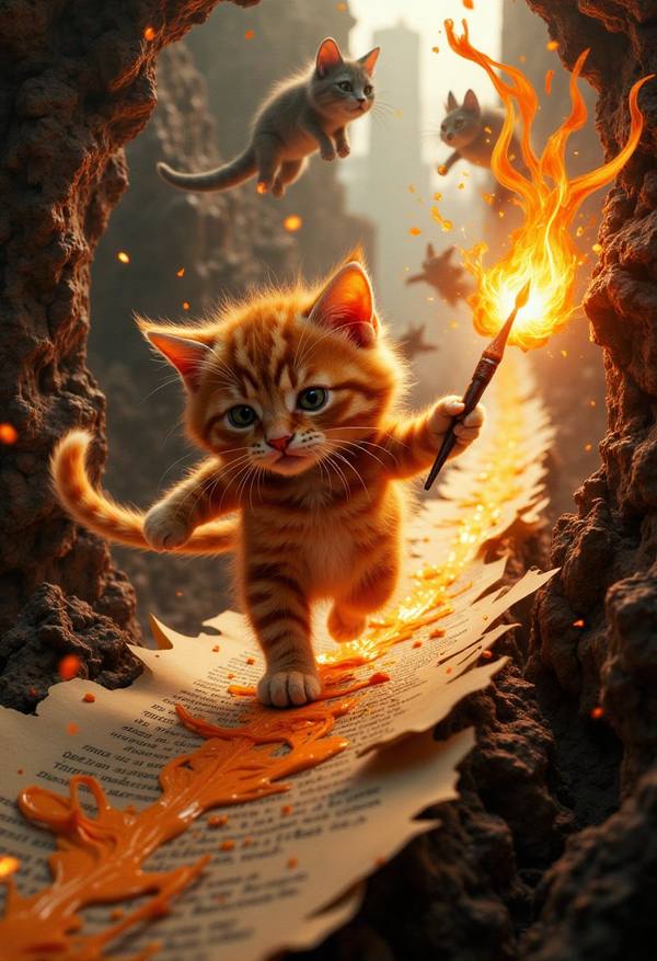 AI-generated image analyzed by PromptLens