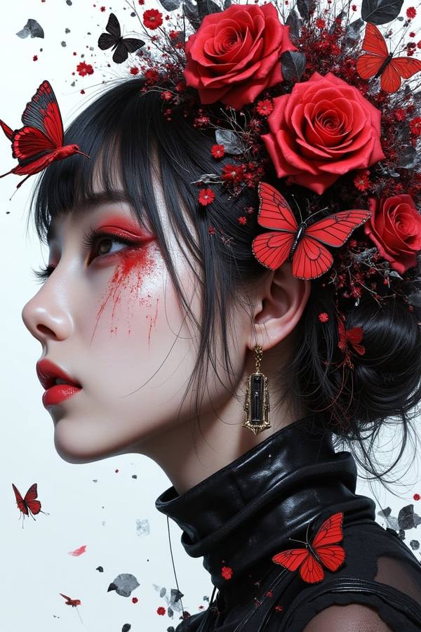 AI-generated image analyzed by PromptLens