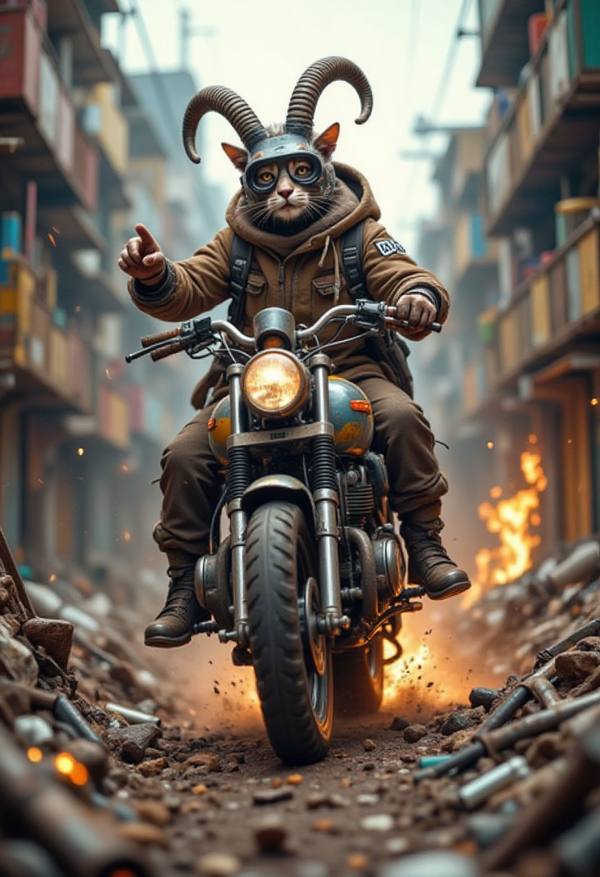 AI-generated image analyzed by PromptLens