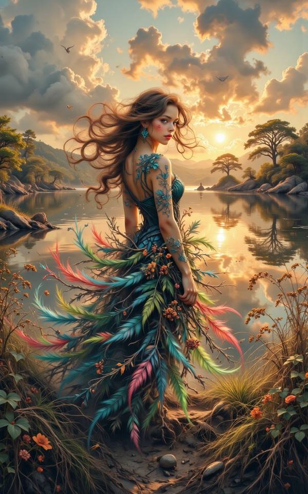 AI-generated image analyzed by PromptLens