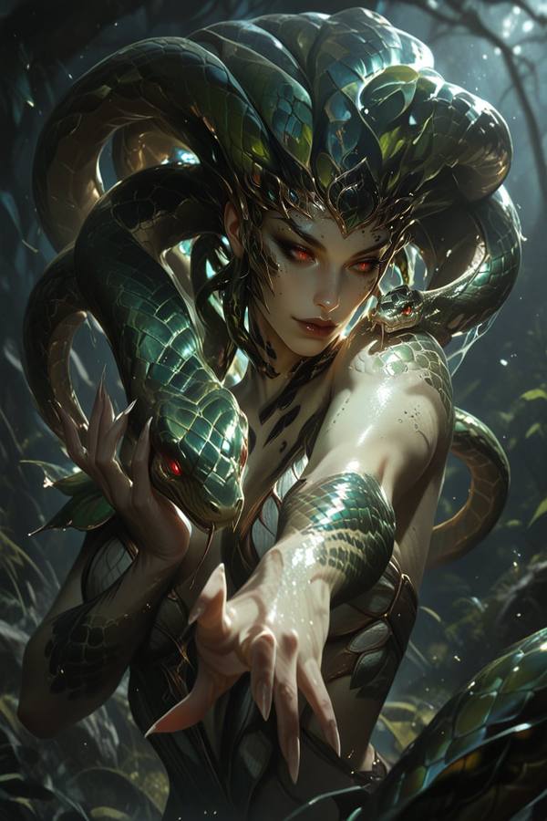 AI-generated image analyzed by PromptLens