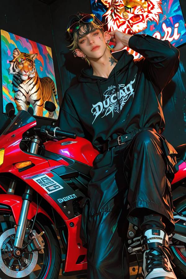 AI-generated image analyzed by PromptLens