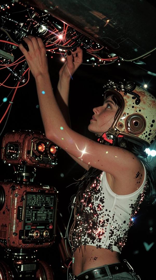 AI-generated image analyzed by PromptLens