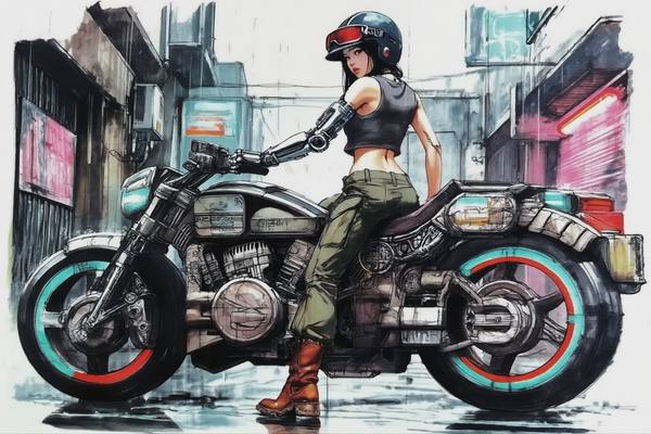 AI-generated image analyzed by PromptLens